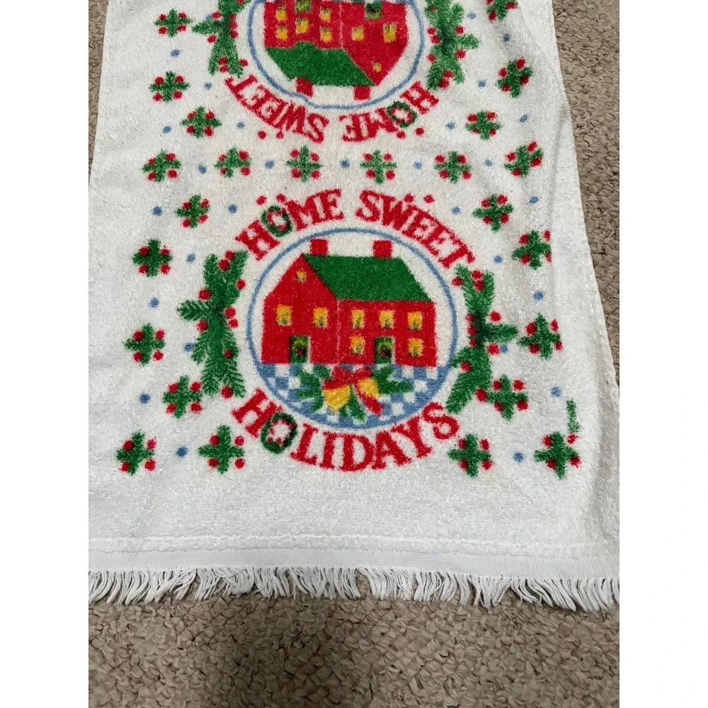 Vintage cannon small Christmas towel